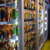 the wall of PEZ at Pure Gelato
